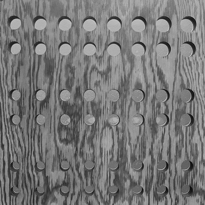 chipotle wood wall pattern